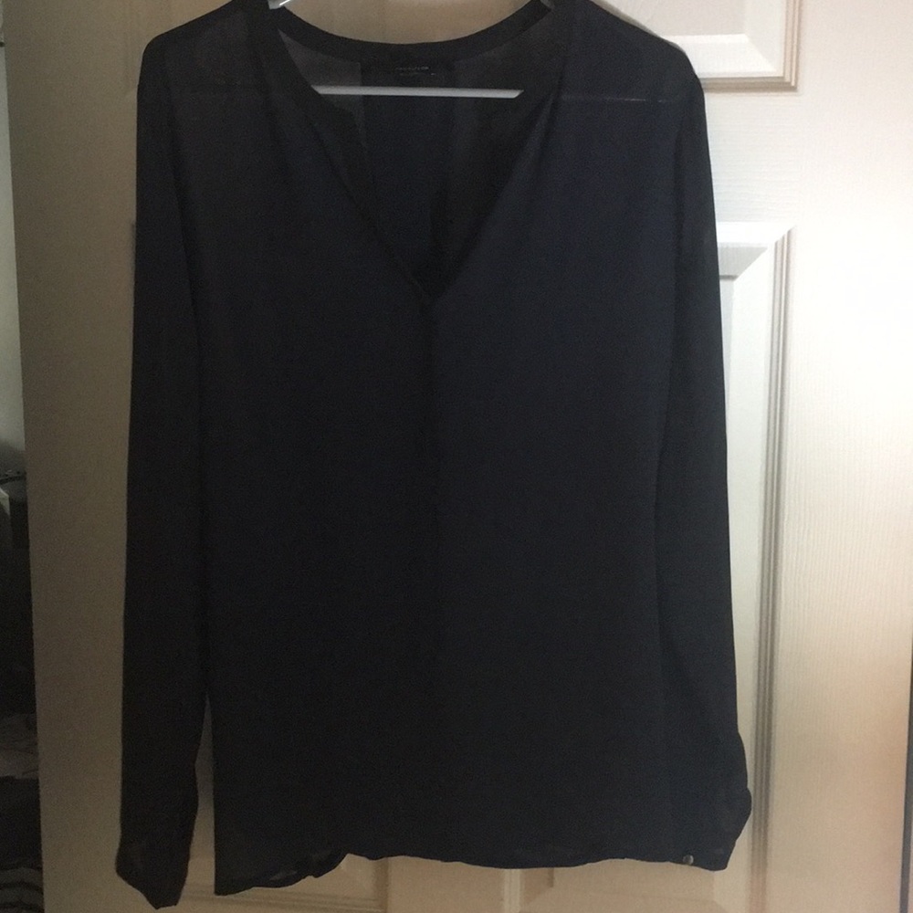 NWOT sheer Ann Taylor Blouse size XL